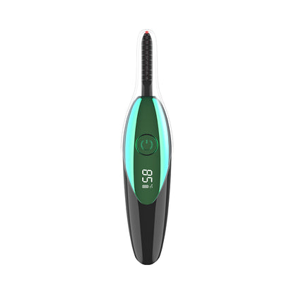 Digital display electric eyelash ironing device